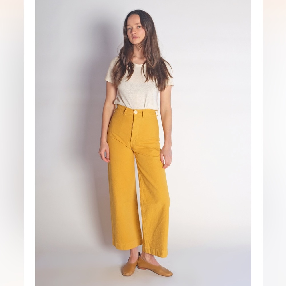 Jesse Kamm Sailor Pant in Caribbean Gold
